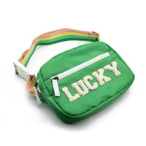 NEW 🌈🍀9" ST. PATRICK'S DAY "LUCKY" FANNY PACK 🍀🌈